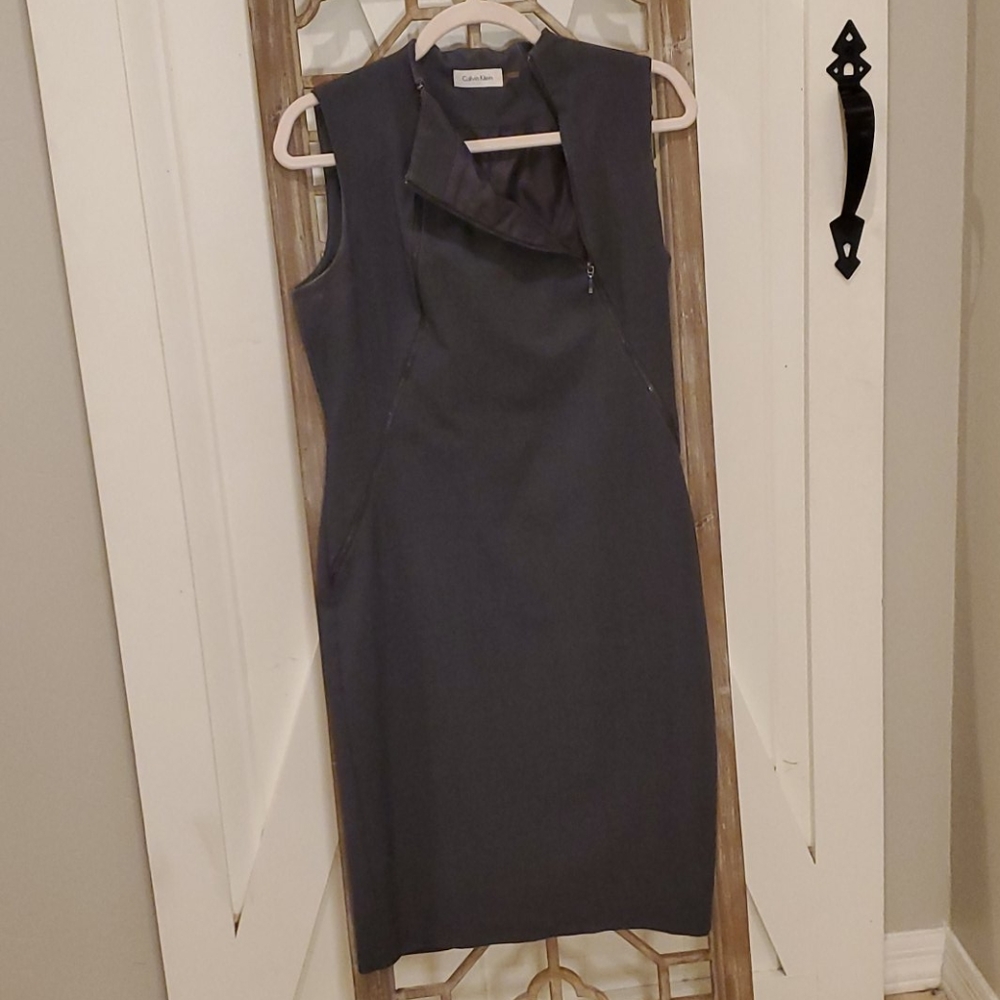 Grey bodycon dress